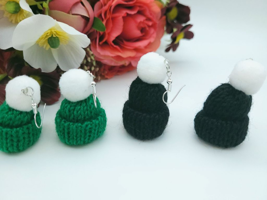 MINI Pudelmützen Ohrringe